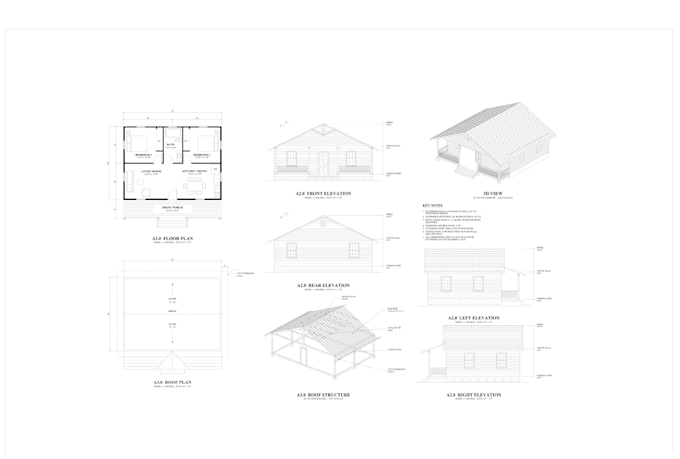 draw 2d autocad floor plans and architectural layouts